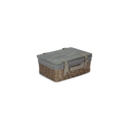 Wicker Gift or Storage Hamper with Lining