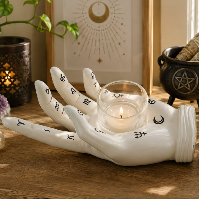Gregg Resin Tabletop Tealight Holder