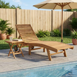 Sunlounger Outdoor Seating Patio Furniture Garden Lounger Poolside