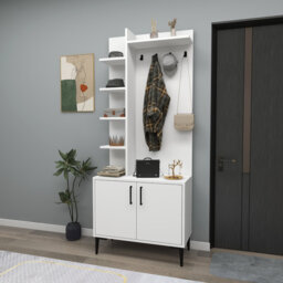Maddyson Hall Tree 74.4cm Wide with Shoe Storage