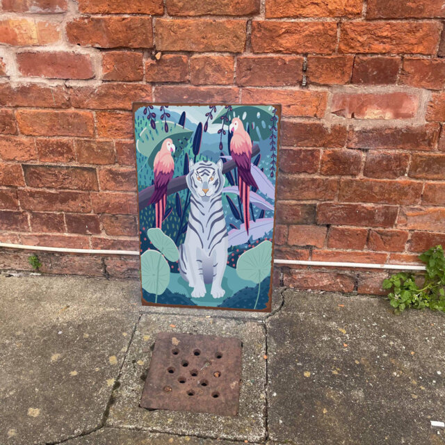 3637 Wall Decor on Metal