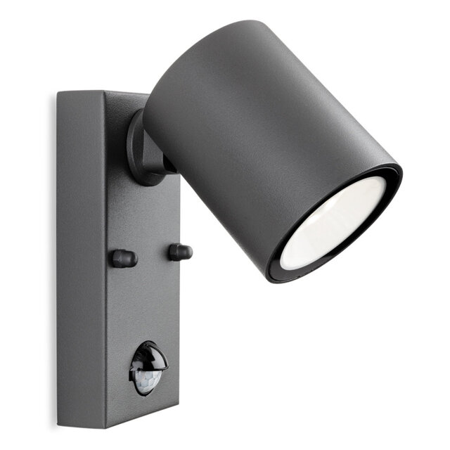 Graphite 14.7cm H Integrated LED Outdoor Wall Lantern