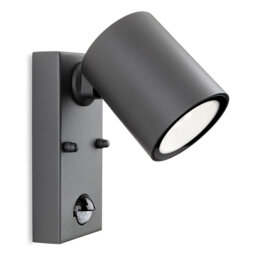 Graphite 14.7cm H Integrated LED Outdoor Wall Lantern