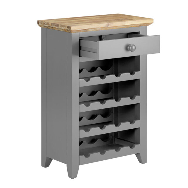 16 Bottle Floor Wine Bottle Rack in