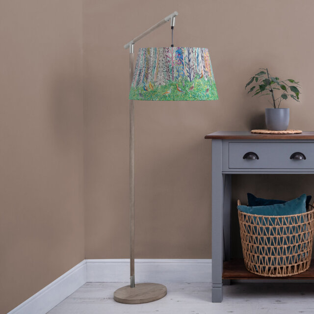 164cm Brown Floor Lamp