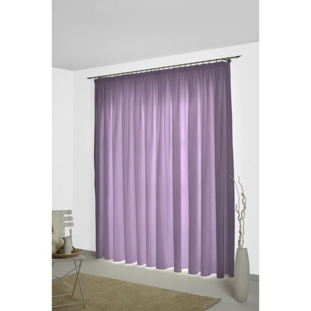 Newbury 67% Polyester And 33% Cotton Room Darkening Single Curtain Panel