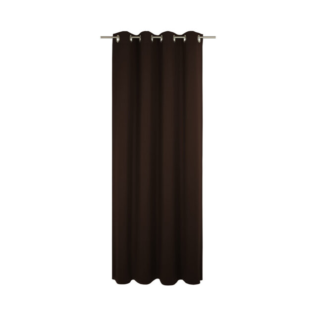 Newbury 67% Polyester And 33% Cotton Room Darkening Single Curtain Panel