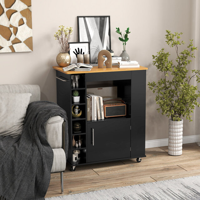 Wood Kitchen Cart