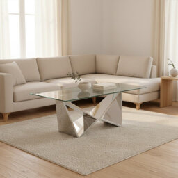 Vina Cross Legs Coffee Table