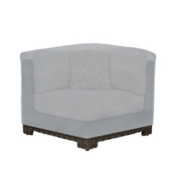 Patio Corner Sectional Cover 18 Oz Waterproof - 100% UV & Weather Resistant Patio Chair Cover With Air Pockets And Drawstring For Snug Fit (36W X 36D