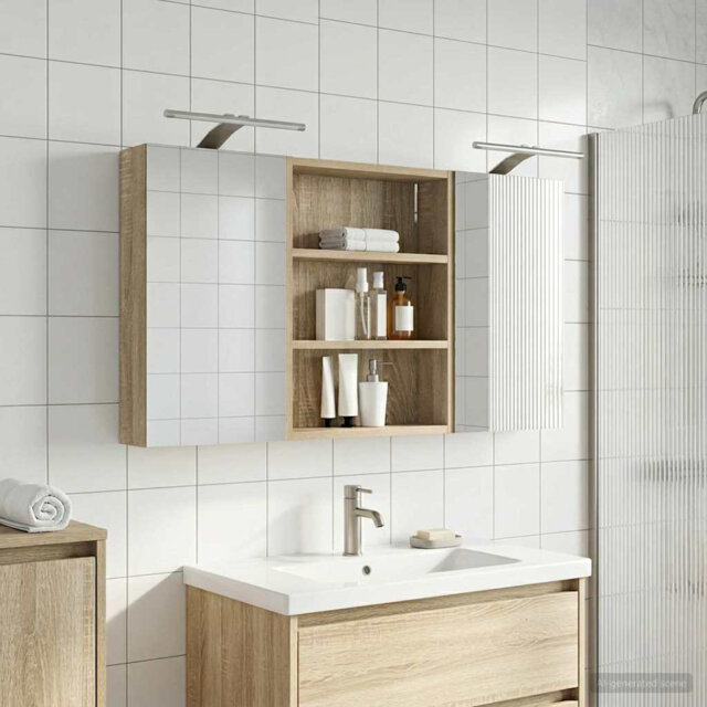 W H Wall Mounted Required Medicine Cabinet Mirror 6