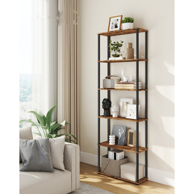 60cm W Steel Etagere Bookcase