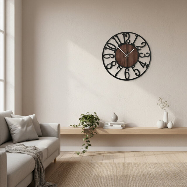 Metal Wall Clock
