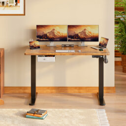 Electric Standing Desk Wide Desktop Height Adjustable Standing Desk With Drawer&Hooks