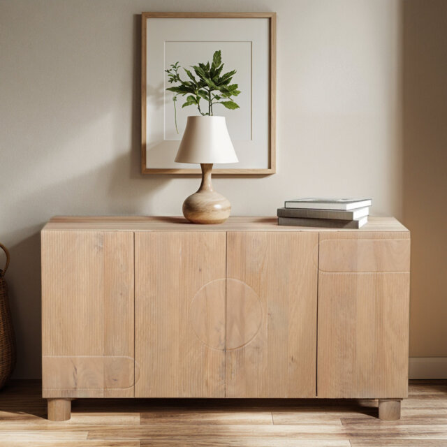 150cm Solid Wood Sideboard