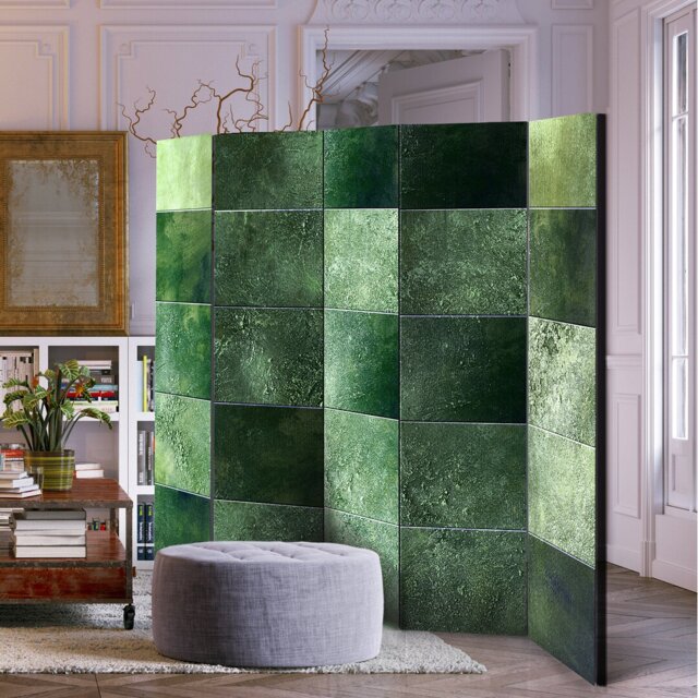Omro 172cm H Solid Wood Folding Room Divider