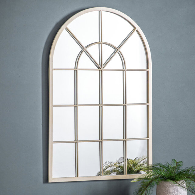 Esmeralda Metal Flat Wall Mirror