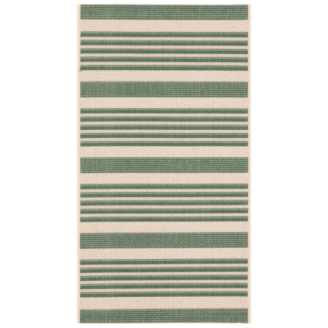 Lake Placid Hooked Beige Indoor/Outdoor Rug