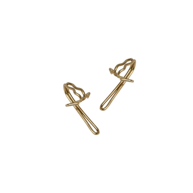 Brass Mild Steel/Brass Coating 1.27cm Curtain Tieback