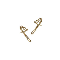 Brass Mild Steel/Brass Coating 1.27cm Curtain Tieback