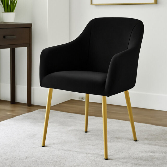 Moraine 47cm H Polyester Blend Upholstered Parsons Chair