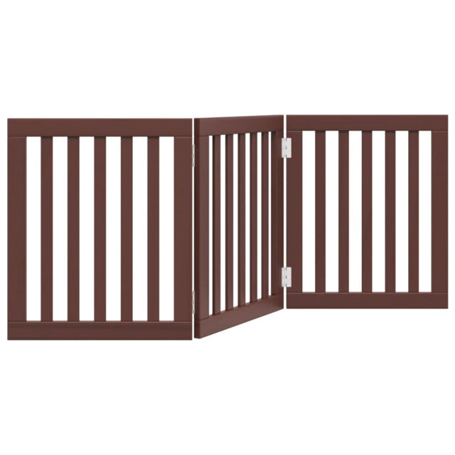 Archie & Oscar Dog Gate Foldable 3 Panels White 150 Cm Poplar Wood
