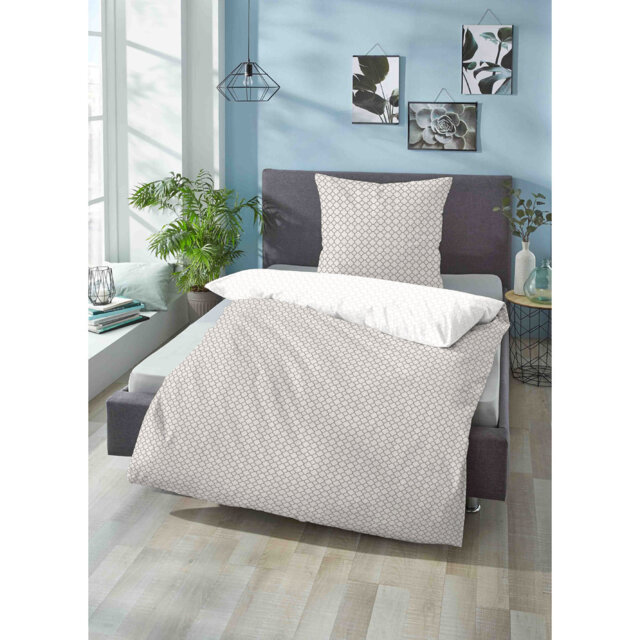 100% Cotton 80 TC Reversible Duvet Cover Set