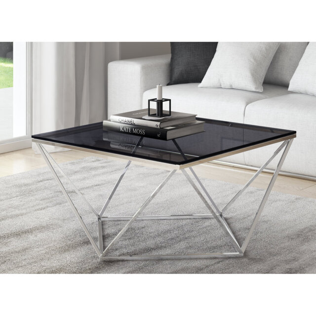 Gabriela Smoked Glass Coffee Table
