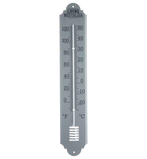 Living Nostalgia Outdoor Wall Thermometer
