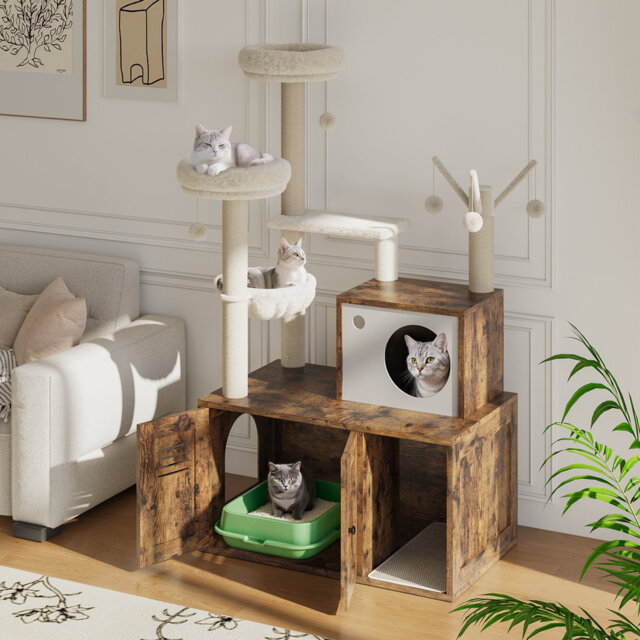 MDF Litter Box