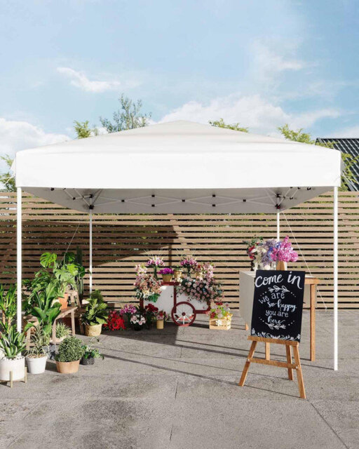 3x3m Pop Up Gazebo – Waterproof Canopy Tent with Carry Bag, Adjustable Height & Sandbags for Outdoor Events
