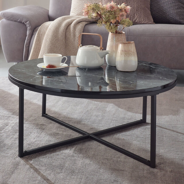 Oglesby Cross Legs Coffee Table