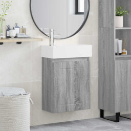 Single Bathroom Vanity with Ceramic Basin