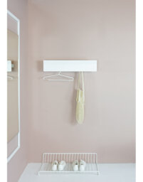 VIGILO Steel Wall 8 - Hook Coat Rack