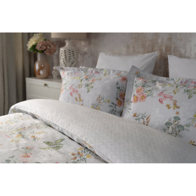 Rieva Cotton Floral Duvet Cover Set with Pillowcases Included