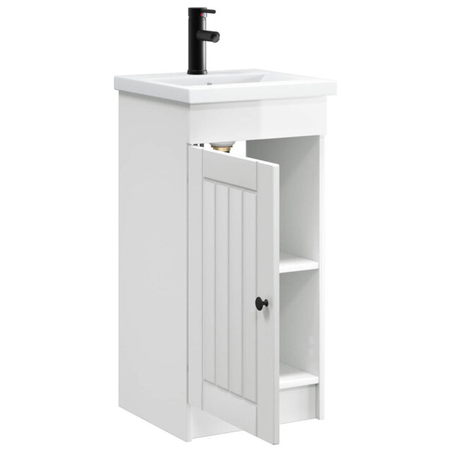 Single Bathroom Vanity with Ceramic Basin