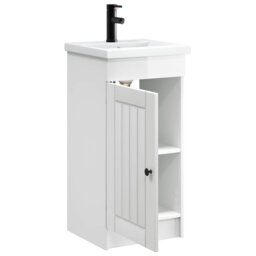 Single Bathroom Vanity with Ceramic Basin