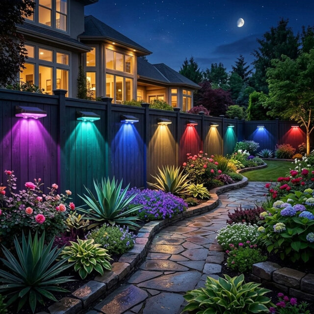 Natural Solar Powered Deck Light
