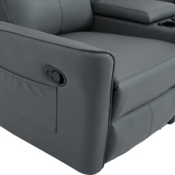 Adalai 2 Seater Faux Leather Reclining Sofa