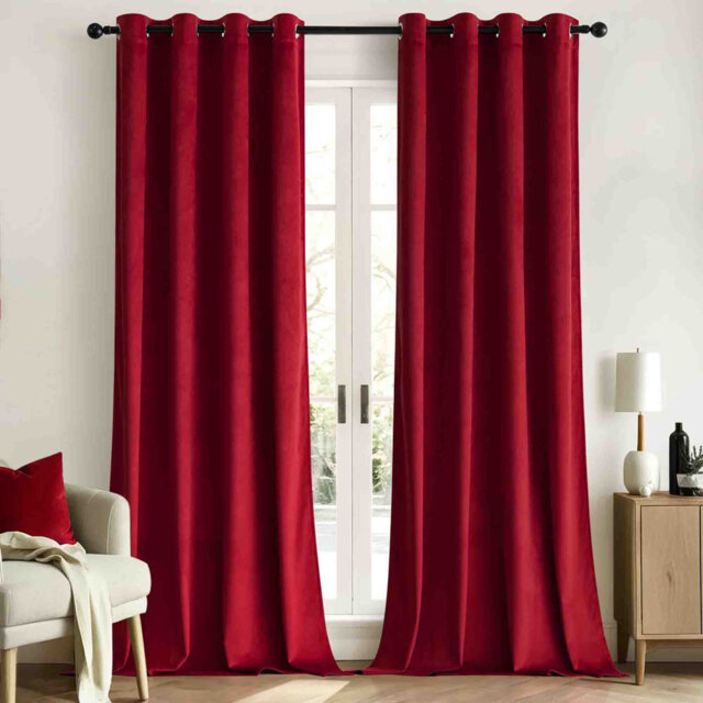 Velvet Blackout Curtain Pair (Set of 2)