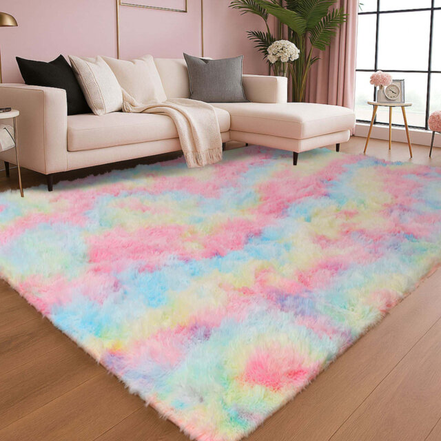 Soft Shaggy Area Rug â Plush High Pile Floor Rug For Living Room, Bedroom & Lounge
