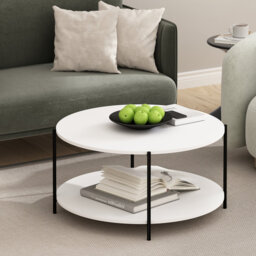 Clell Four Leg Coffee Table with Storage
