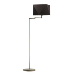 Glasper 163 H cm Swing Arm Floor Lamp
