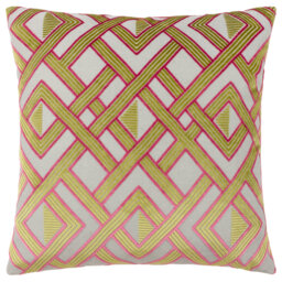 Henley Geometric Square Cushion