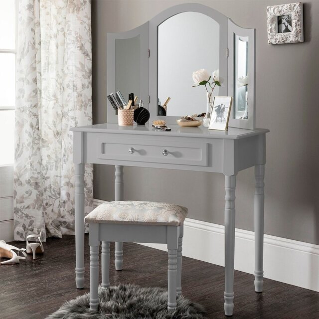 Libourne Dressing Table with Mirror