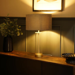 Simonetta Glass Table Lamp
