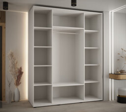 Azavian 3 Door Manufactured Wood Wardrobe
