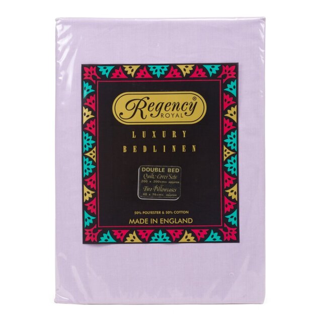 Cotton Blend, Polyester Solid Colour Duvet Cover Set with Pillowcases
