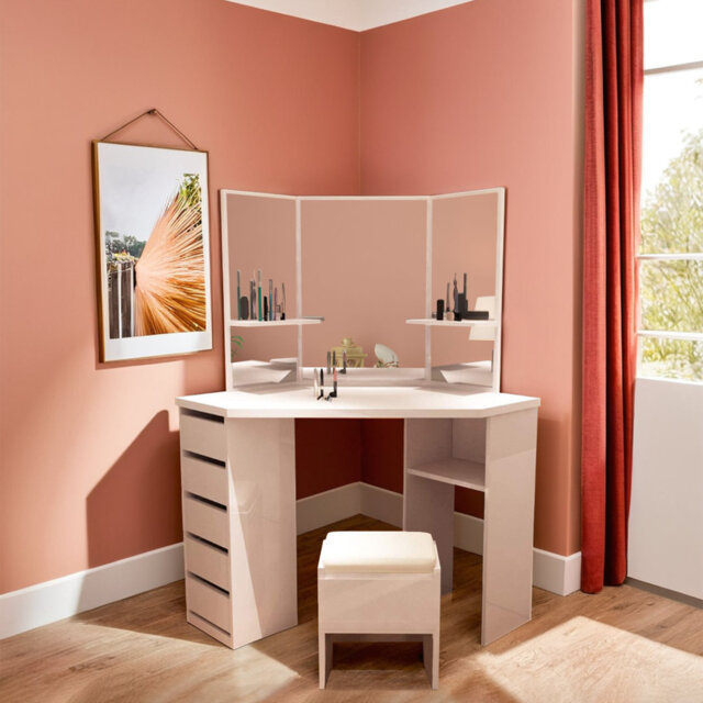 Edelen Dressing Table with Mirror