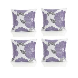 Darionte Poppy Chenille Cushion Cover with Filler Pad